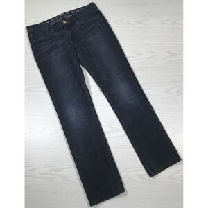 Earnest Sewn Harlan Jeans Women 28 Dark Blue Cotton Blend Stretch Designer